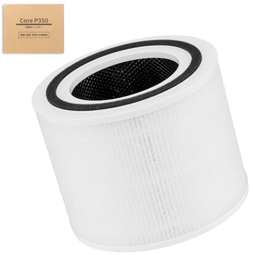 UNGROL 空気清浄機 フィルター Core P350 Core 300 Core 300S 交換用フィルター 除菌 脱臭 猫の毛 花粉 1台多役 Core P350/Core 300/Core 300S に適用 白